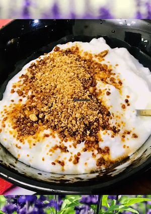 A picture of Jaggery raita.
