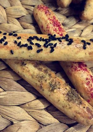 صورة لوصفة بسكويت أعواد الجبن