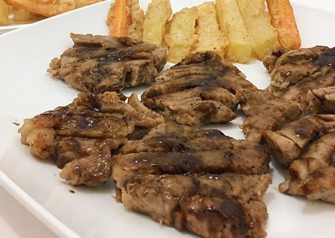 Anti Ribet, Membuat Steak Bumbu Indomie 😋 Ekonomis