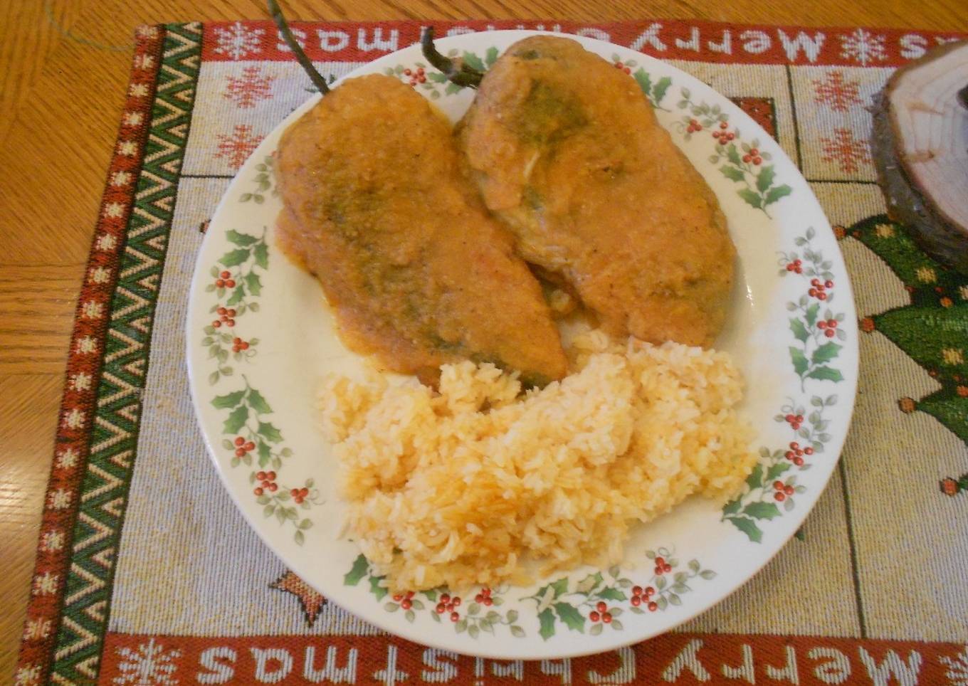 Chiles rellenos de queso