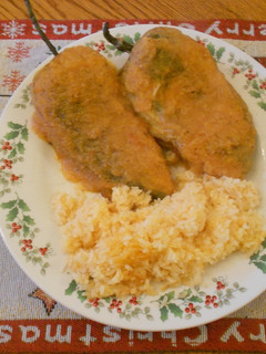 Una foto de Chiles rellenos de queso