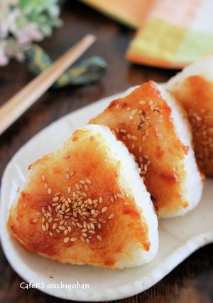 A picture of Miso Grilled Rice Balls Loved by My Daughter.