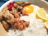 Basil Chicken with Rice