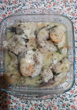 Foto principal de Merluza en salsa verde con gambas