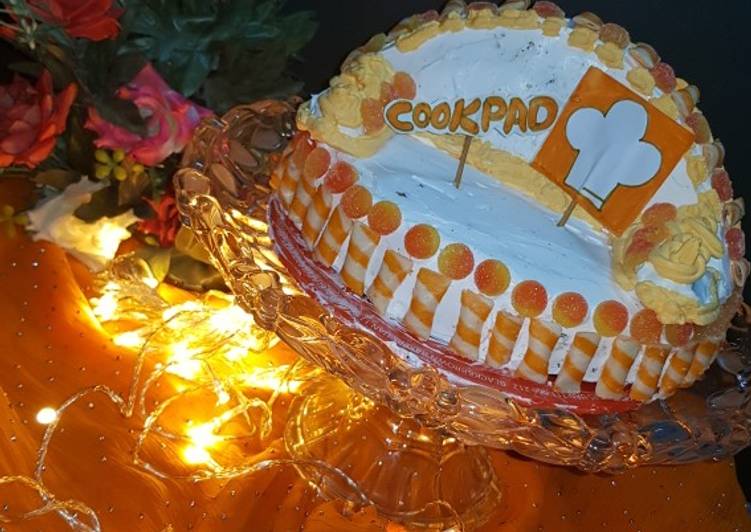 Almond cookpad cake😋