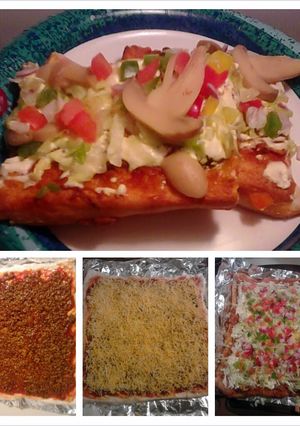 A picture of Adri's Taco Pizza.