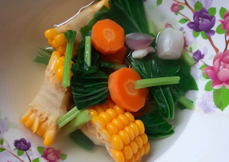 Resep Sayur Bening kuah udang yang Bisa Manjain Lidah