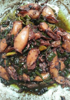 Foto resep Oseng cumi cabe ijo