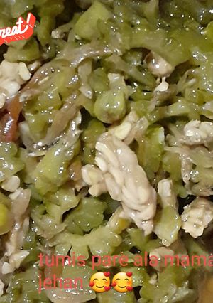 Foto resep Tumis pare suka suka