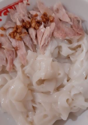 Foto resep Kwetiau rebus ayam kampung