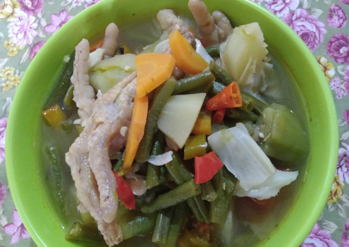 Sayur asem ceker