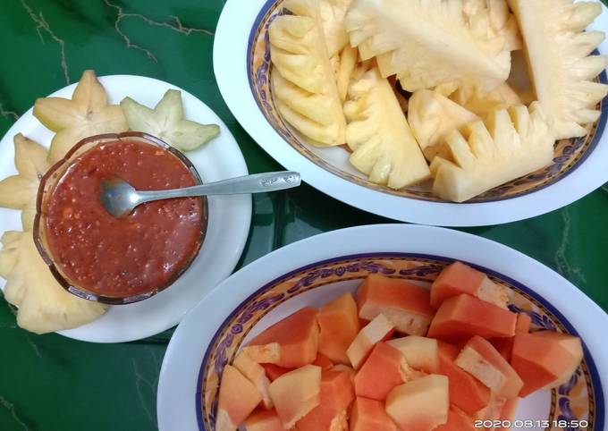 Bagaimana mengolah 8. Rujak buah Anti Gagal