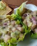 Ensalada🥙 de garbanzos🌯 y aguacate🥑🌮🧆