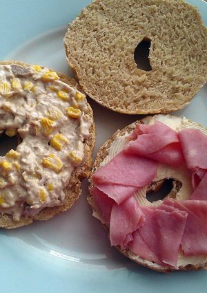 A picture of Vickys Everyway Bagels, GF DF EF SF NF.