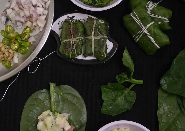 Step-by-Step Guide to Make Favorite Malabar Spinach Wrap