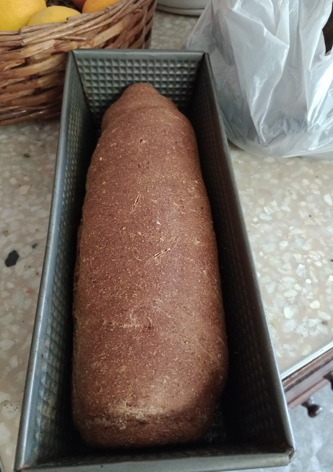 Una foto de Pan integral fácil