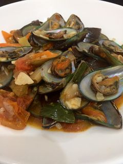 Foto resep Kerang Hijau Saos Padang
