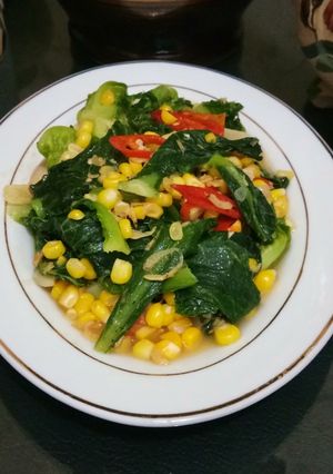Foto resep 18.Tumis kiciwis rebon jagung manis