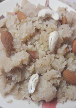 A picture of Suji ka Halwa...