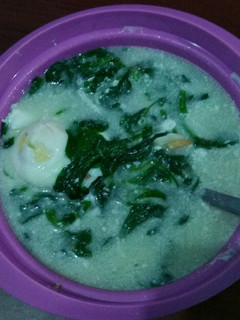 Foto resep Bobor Bayam Telur Ceplok