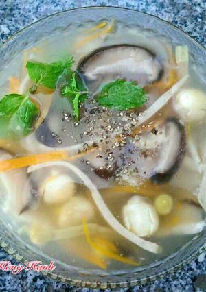 Hình của món Soup Thập Cẩm Chay.