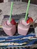 Batido de fresas o frutillas 🍓