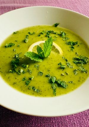 Mentás cukkini krémleves recept fotója