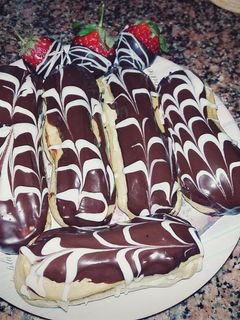 صورة لوصفة الاكلير 👌