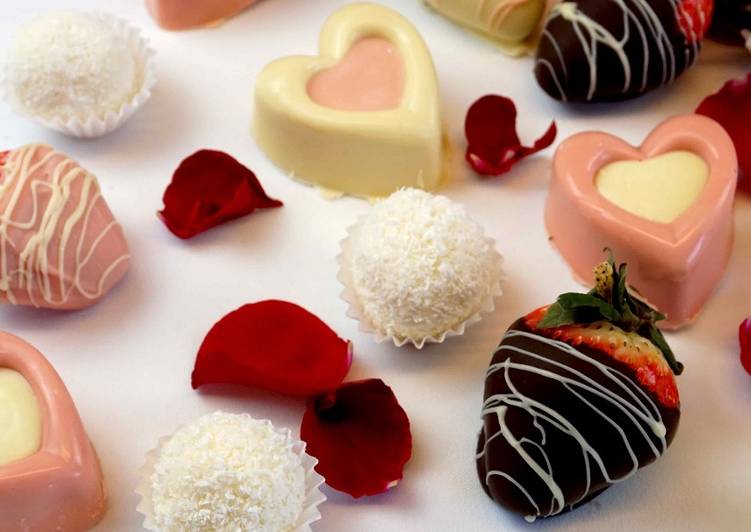 Bombones fáciles de San Valentín