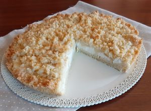 Foto di Sbriciolata con ricotta e melone giallo