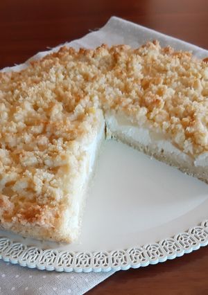 Foto di Sbriciolata con ricotta e melone giallo