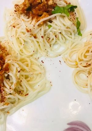 A picture of Sautéed Spaghetti.