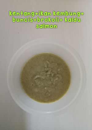 Foto resep Bubur kentang ikan kembung MPASI 6 bulan 4* slow cooker