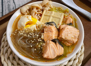 🐟韓式大醬鮭魚湯🐟 的食譜成品照片