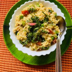 A picture of Oats Upama For Breakfast and good for diabetic patients.