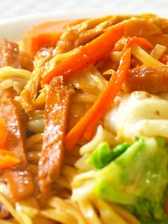 沙茶素炒麵*萍姊 的食譜成品照片