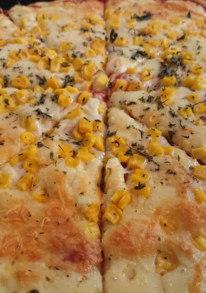 صورة لوصفة بيتزا بالجبن ☺😋🧀🍕🍕
