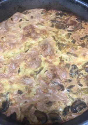 Una foto de 265. Fideuá de pato, foie de pato y setas con costra