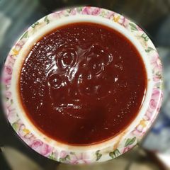 A picture of Imli khajur ki Chutney.