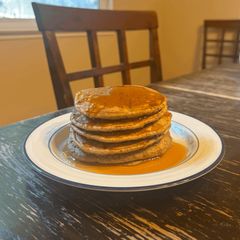 Cricket Protein Powder Pancakes A picture of Cricket Protein Powder Pancakes.