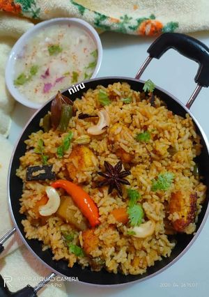 A picture of Veg Biryani.