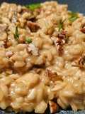 Risotto de Cogumelos Porcini e Camarão