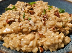 Foto de Risotto de Cogumelos Porcini e Camarão