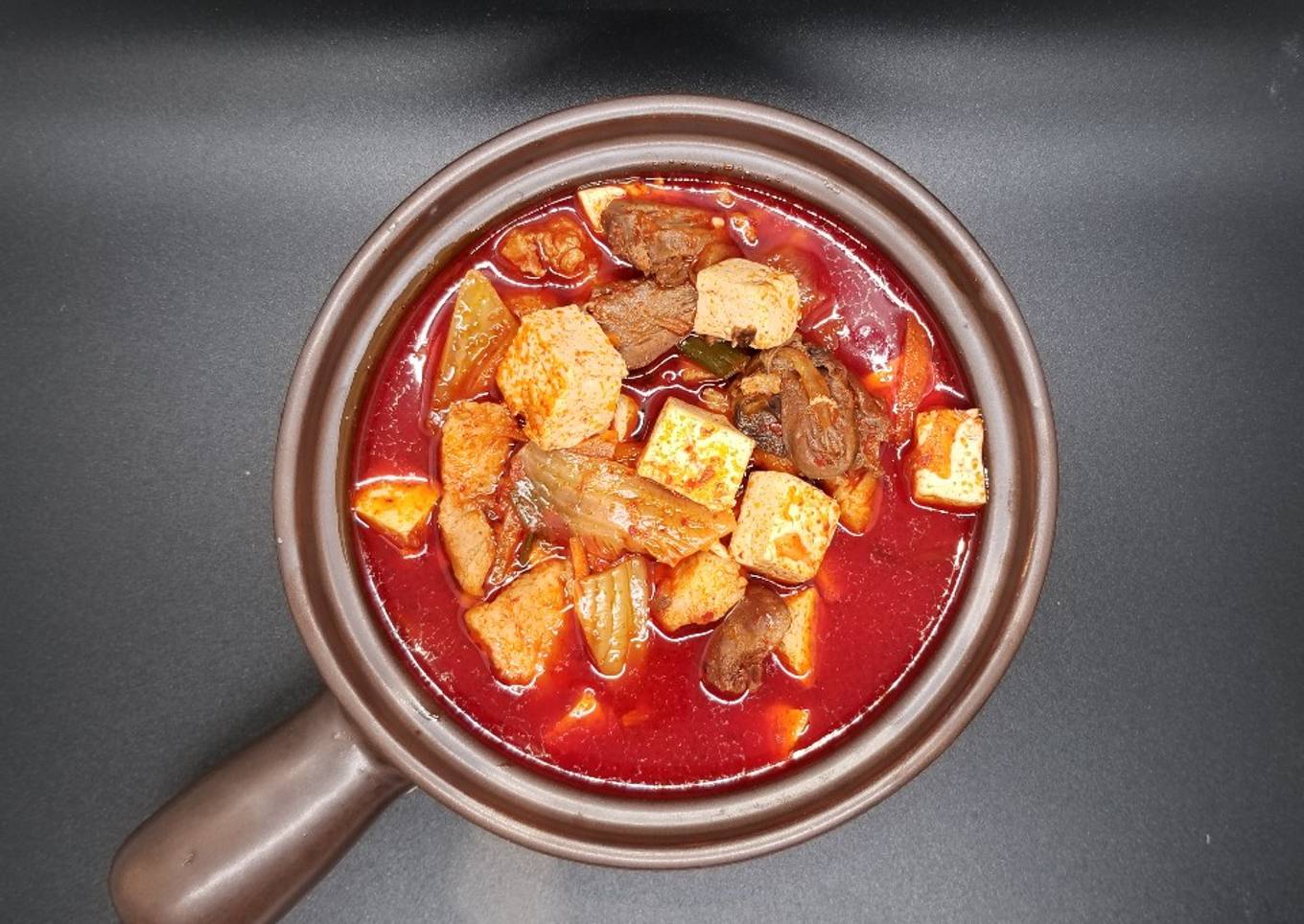 Sundubu-jjigae (Korean Spicy Tofu Stew)