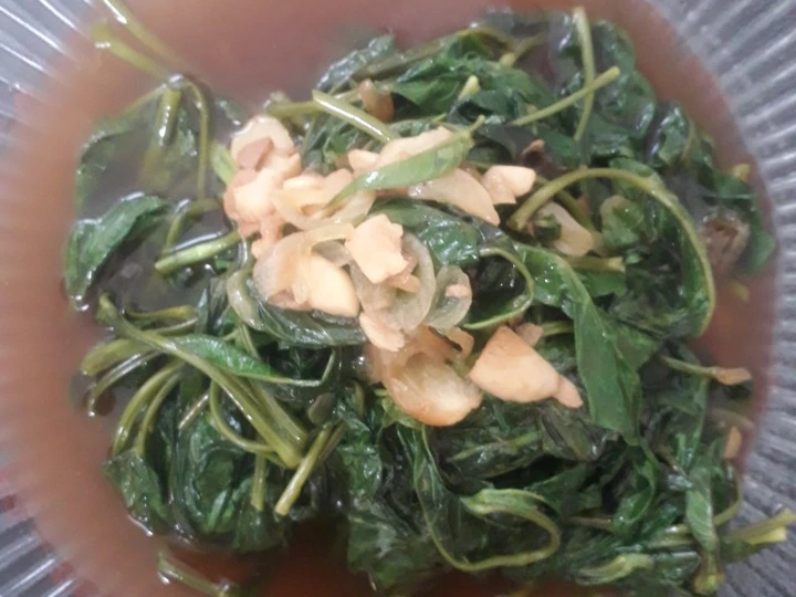Langkah Gampang Membikin Resep Cah kangkung saus tiram yang Menggugah Selera Anti Ribet, Sempurna