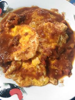 Foto resep Balado telor ceplok