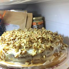 A picture of “Jazaria” Carrot Cake.