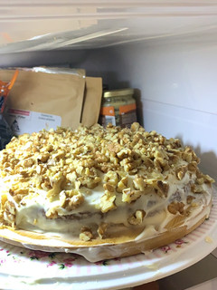 A picture of “Jazaria” Carrot Cake.