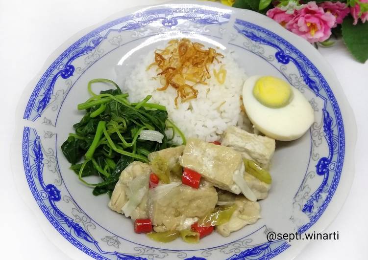 Sayur lombok tahu tempe