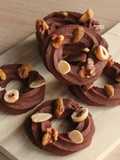 Christmas Wreath Cookies [Chocolate Spritz]